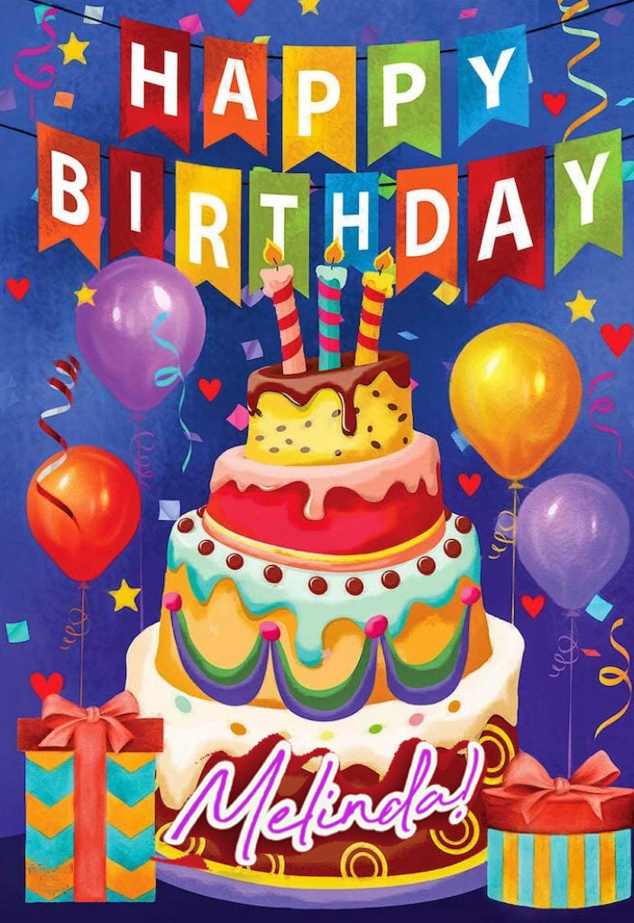 Happy Birthday | Full Round/Square Diamond Painting Kits | 50x70cm | 60x80cm
