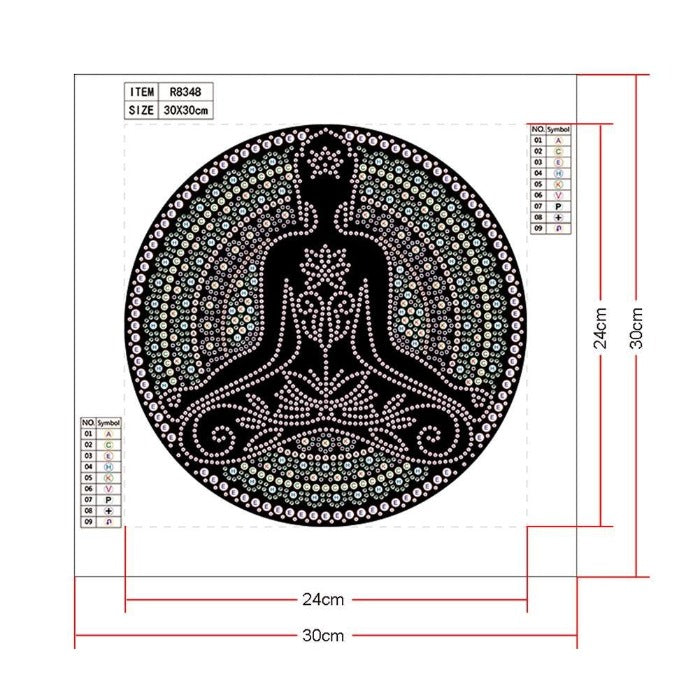 Diamond Painting home decoration - Crystal Rhinestone - Mandala Type: r8348