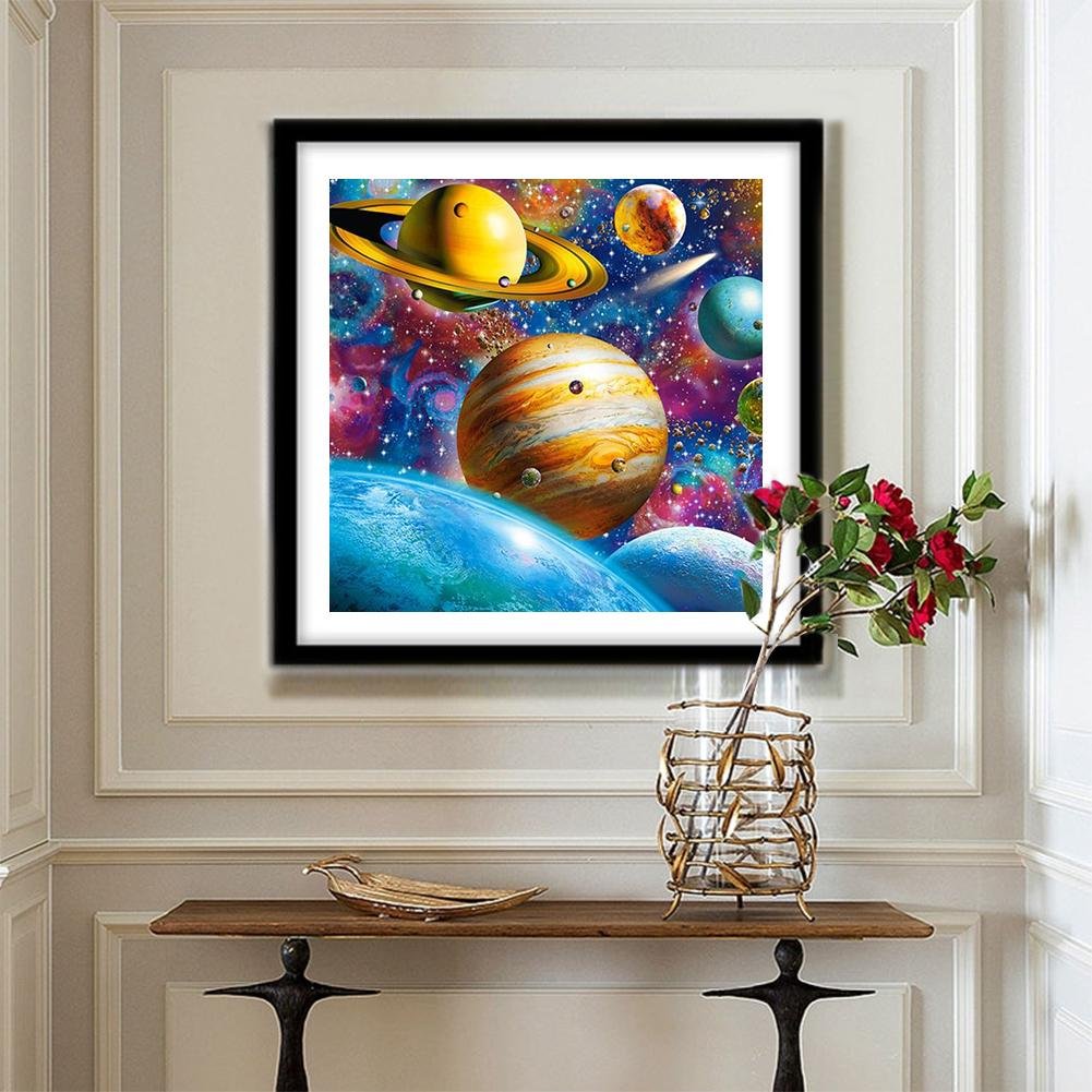 Diamond Painting - Full Round - Colorful Planet