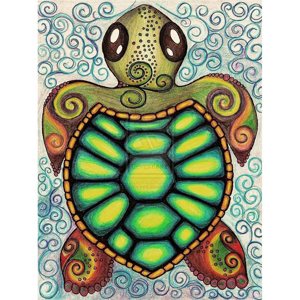 New Hot Sale Paintings Turtle Diy 5d Diamond Painting Cross Stitch