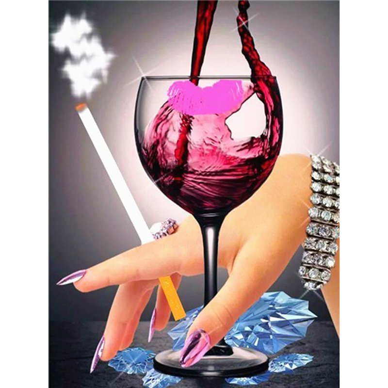Diamond Paintings Art Full Drill Wine