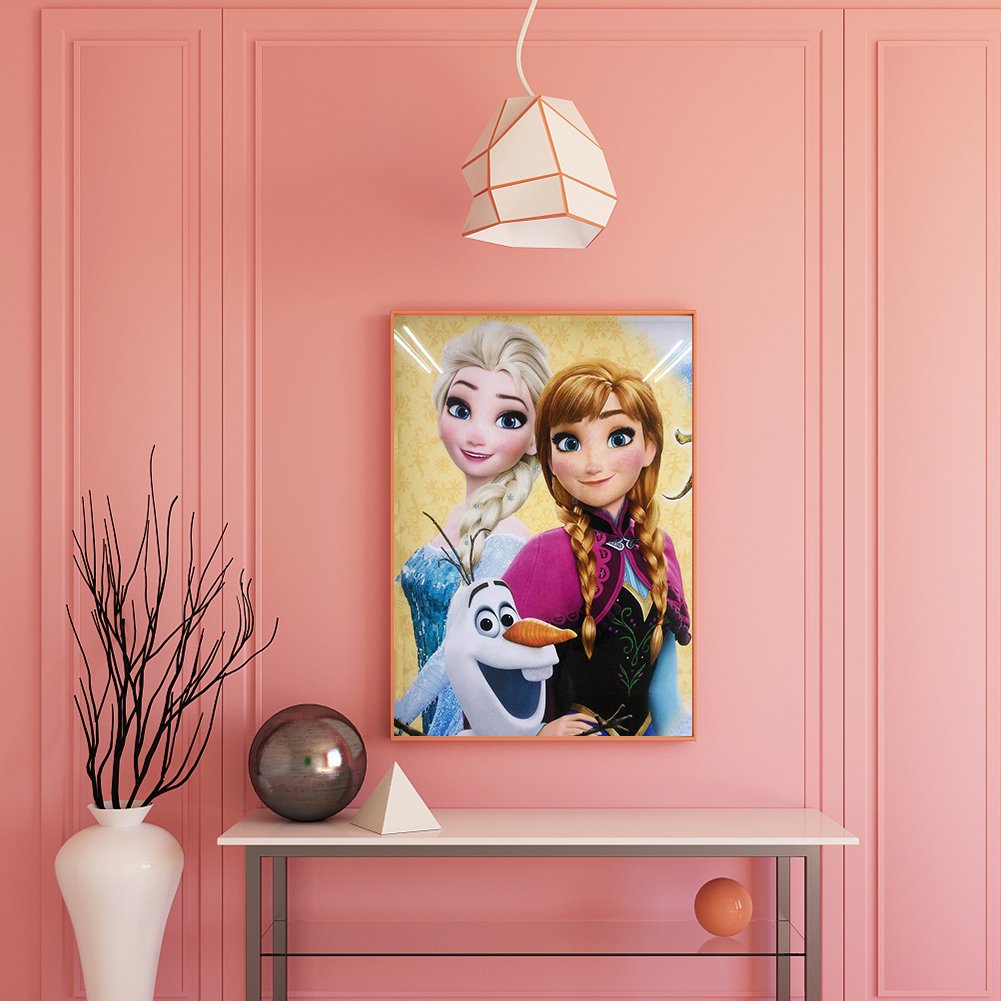 Pintura Diamante - Rodada Completa - Frozen A