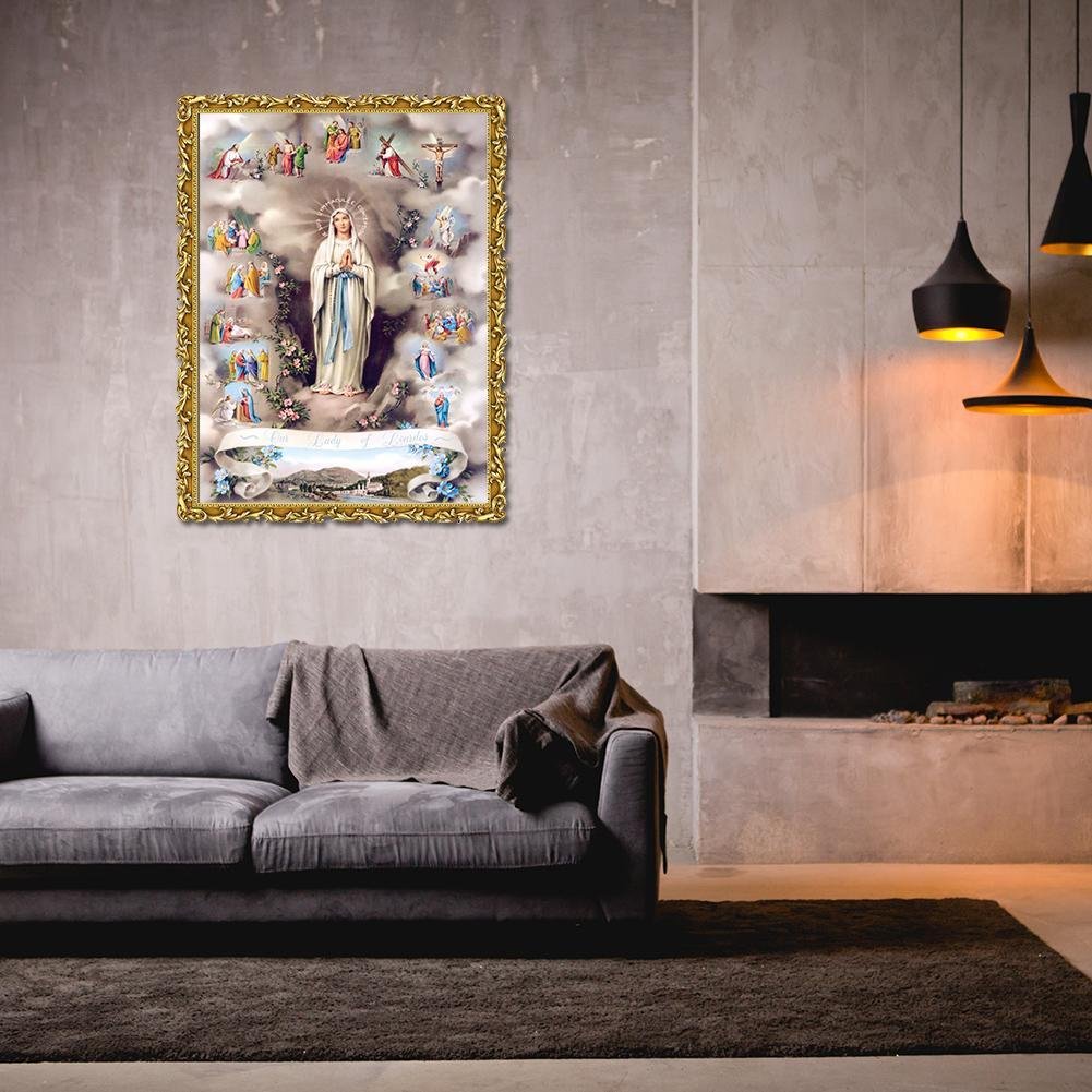 Pintura Diamante - Rodada Completa - Religião