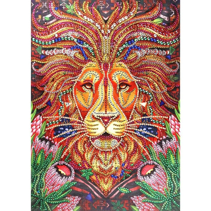 diamond painting kits home craftology Crystal Rhinestone Lion