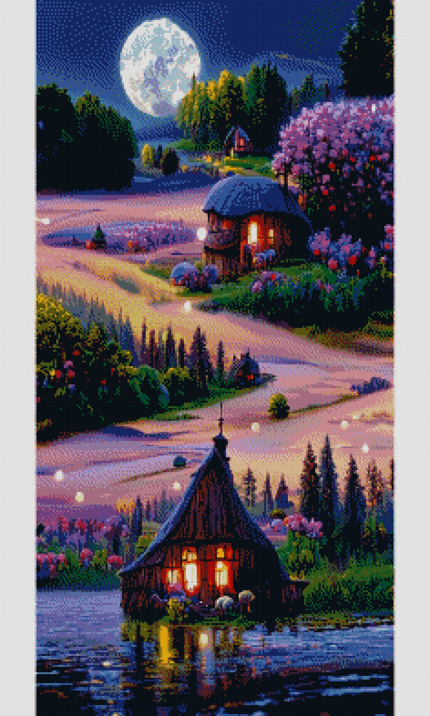 Full Round/Square Diamond Painting Kits | Scenery 40x70cm 50x80cm K