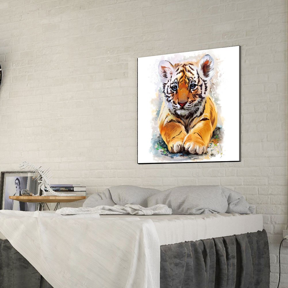 Diamond Painting - Full Round - Tiger B