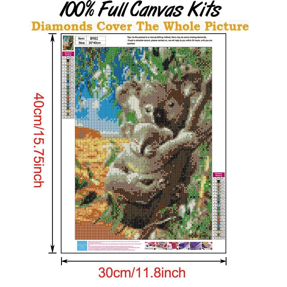 Diamond Painting - Full Round - Koala