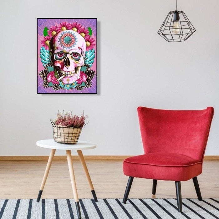 Paint By Number Kits for Beginners Oil Painting Skeleton (40*50cm)