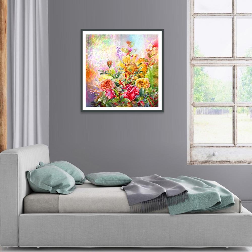 Diamond Painting - Full Round - Beautiful Flowers