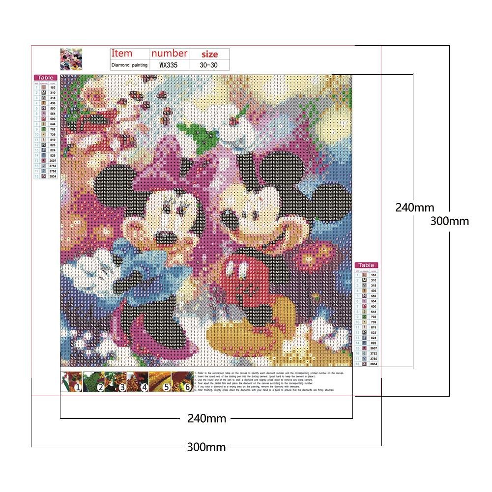 Diamond Painting - Full Round - Happy Mouse