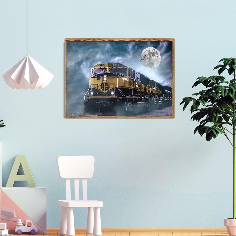 Diamond Painting - Full Round - Moon Train