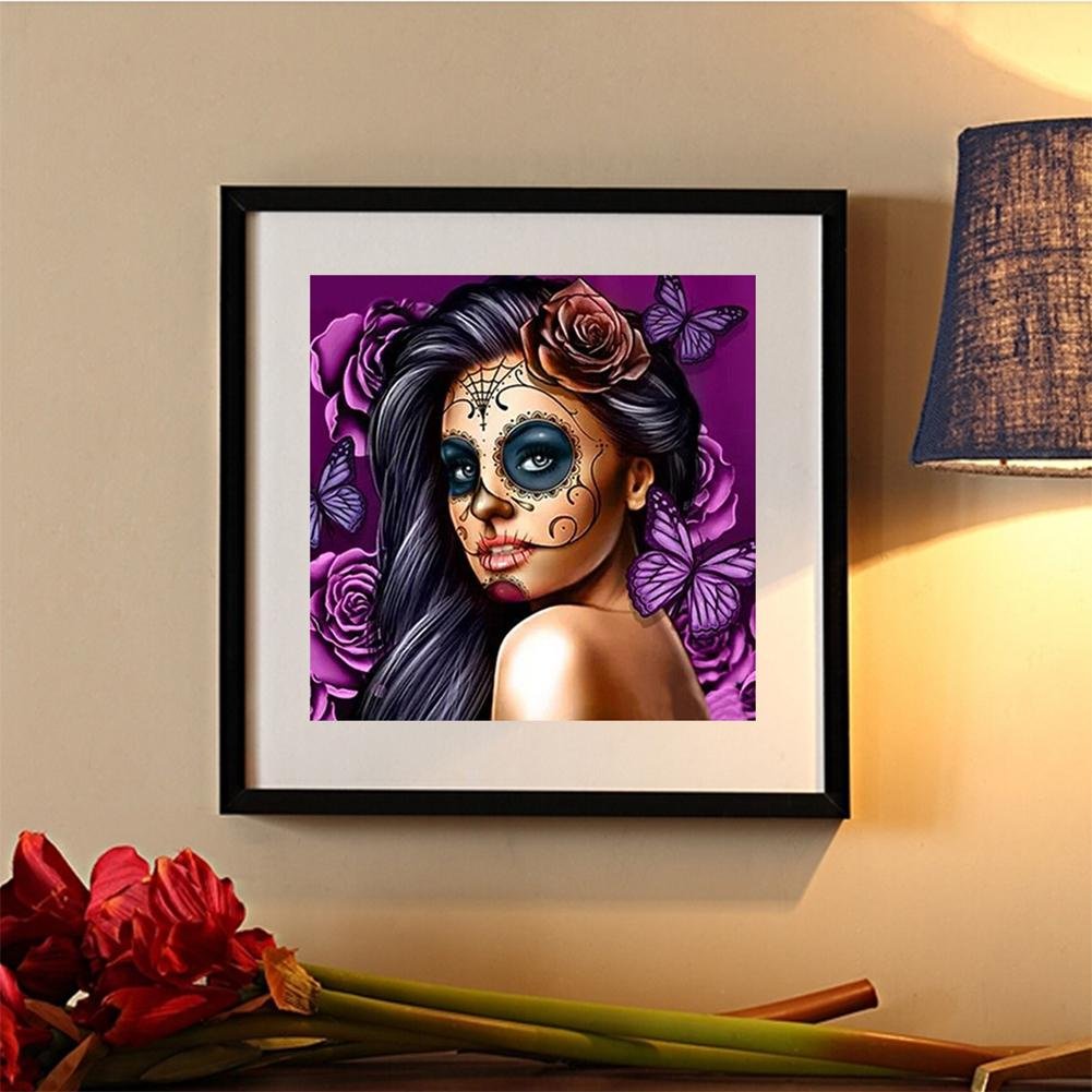 Diamond Painting - Full Round - Gothic Beauty A