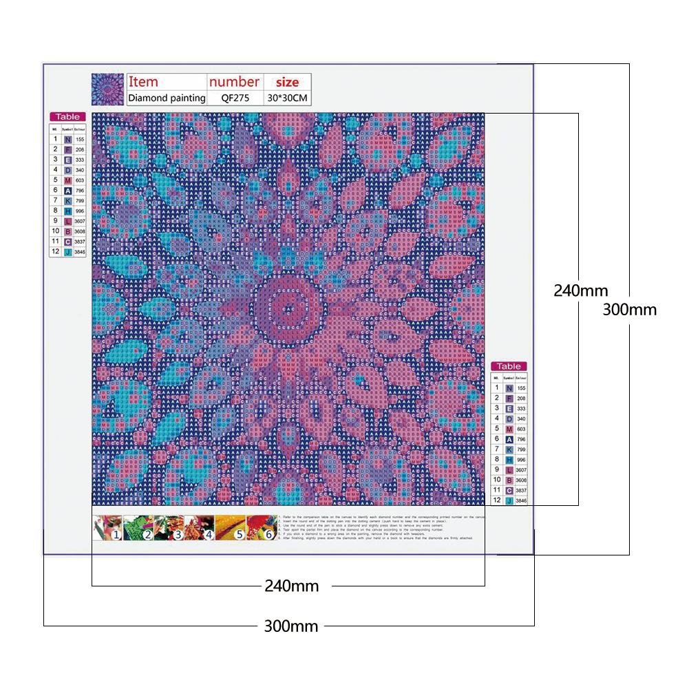 Diamond Painting - Full Round - Abstract Mandala