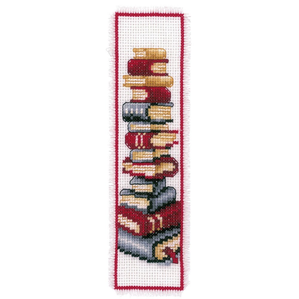 14CT Counted Cross Stitch Bookmark Books(18*6CM)