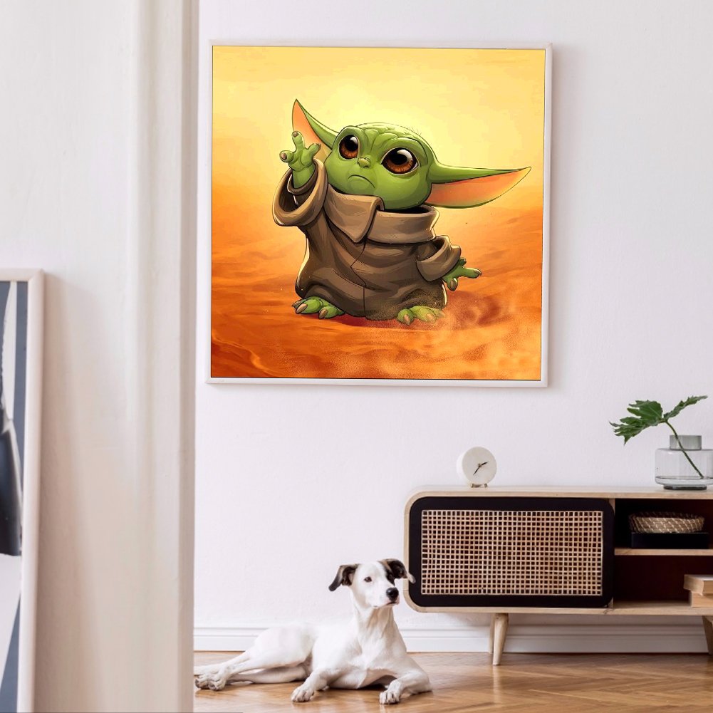 Diamond Painting - Full Round -Green Monster