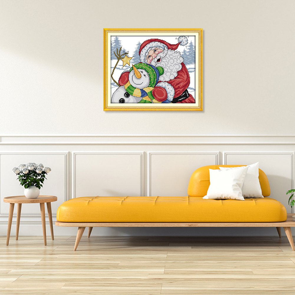 14ct Stamped Cross Stitch - Santa Clause (34*29cm)