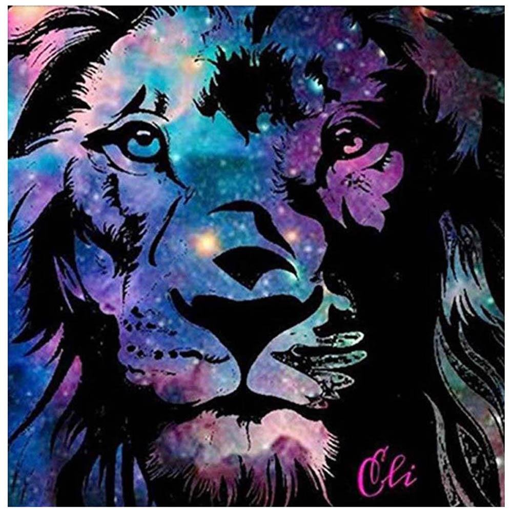 Diamond Painting - Full Round - Galaxy Tiger
