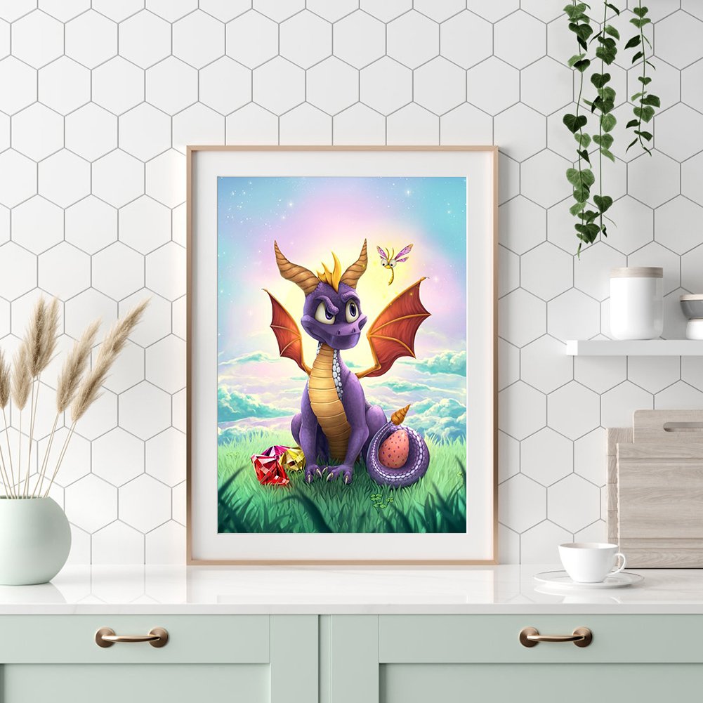 11CT Stamped Cross Stitch - Dragon(40*50CM) B