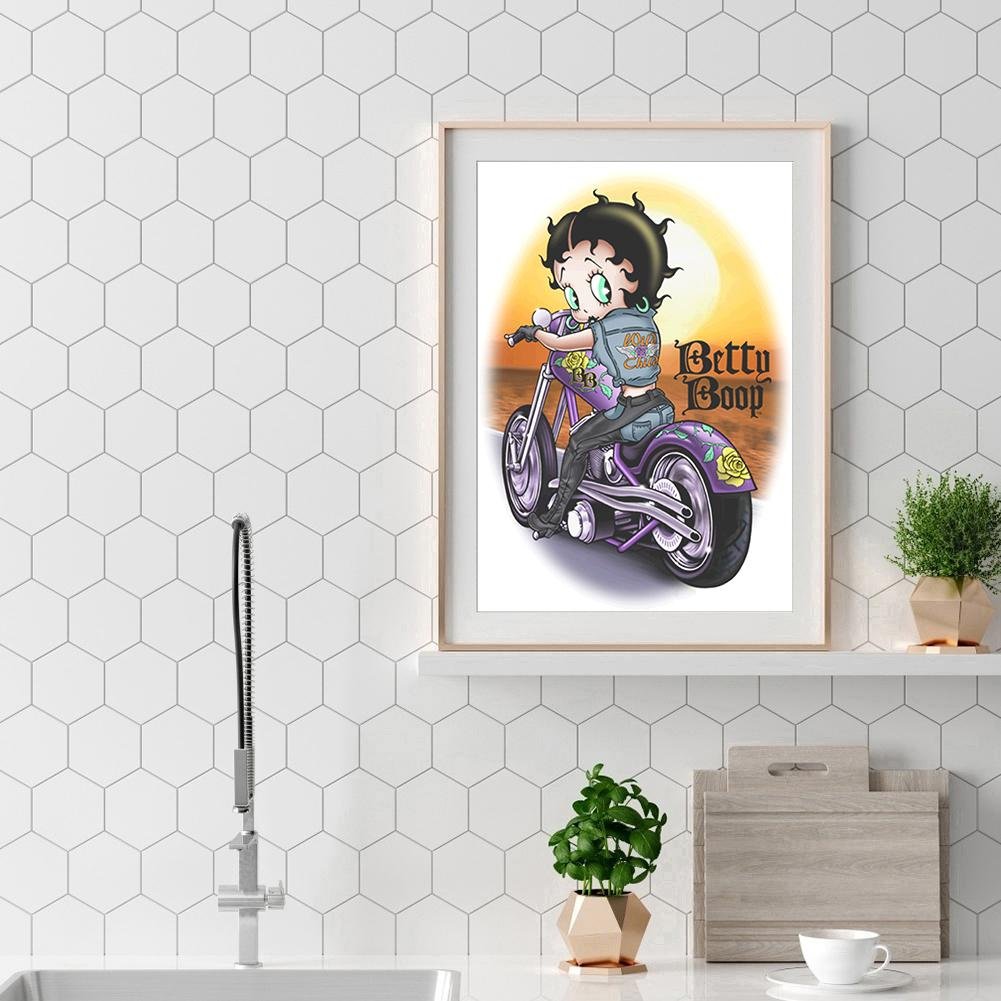 5D DIY Diamond Painting Kit - Full Round - Betty Boop C