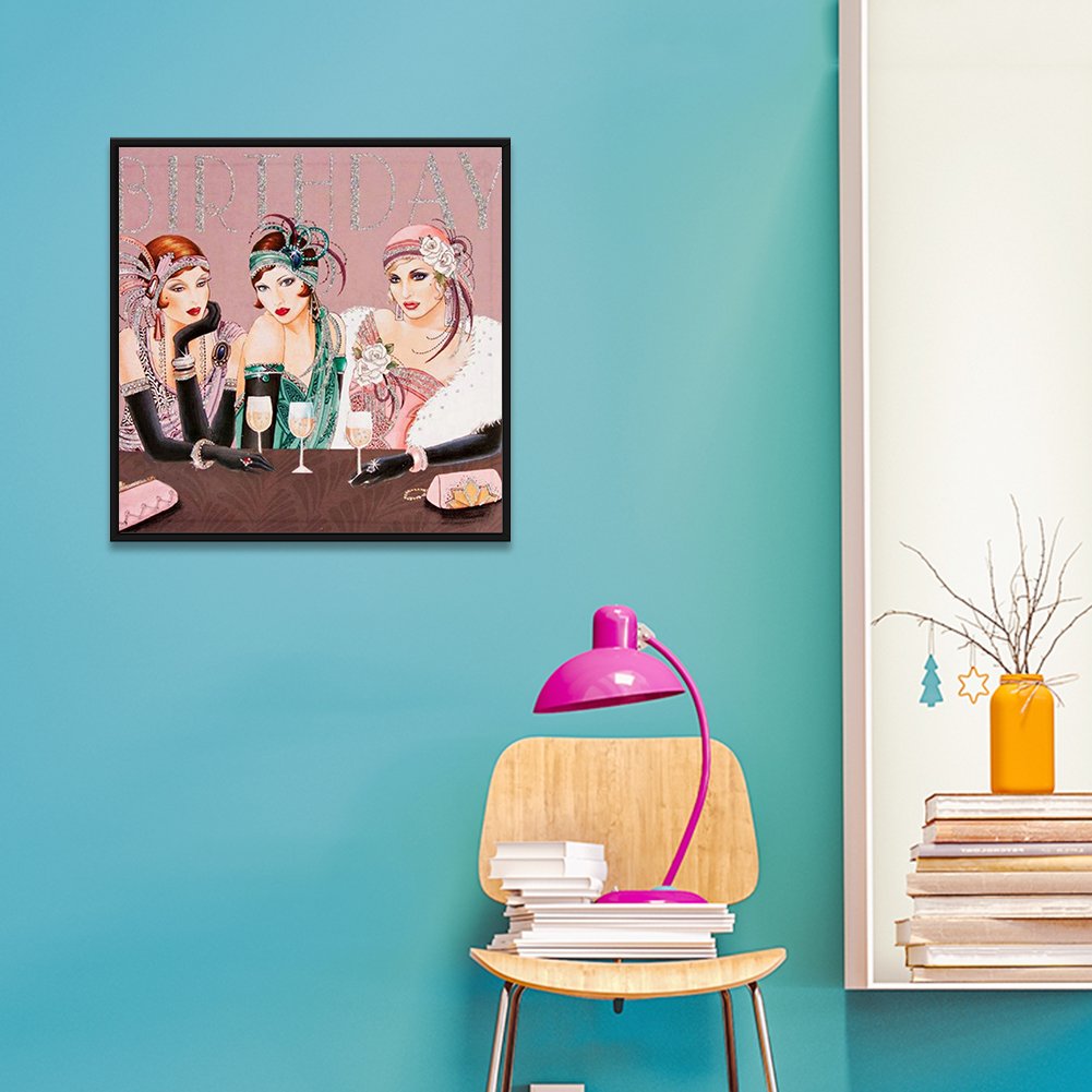 Pintura Diamante - Volta Completa - Nobre Dama