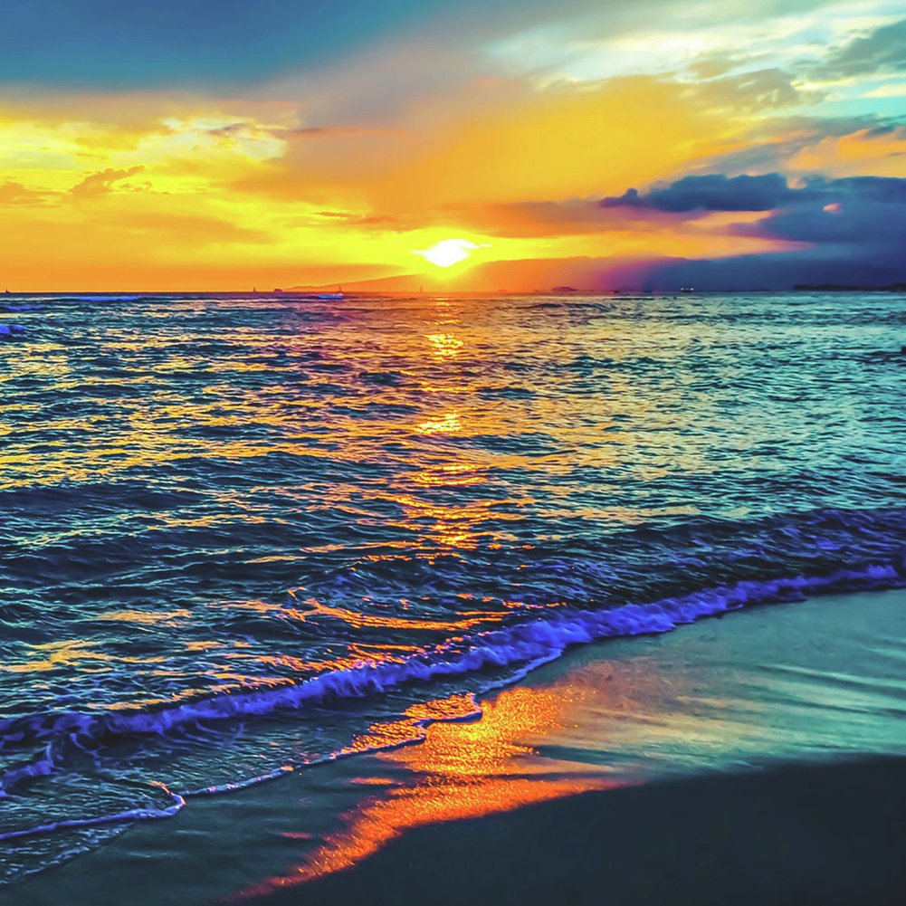 Diamond Painting - Full Round - Sunset Sea B