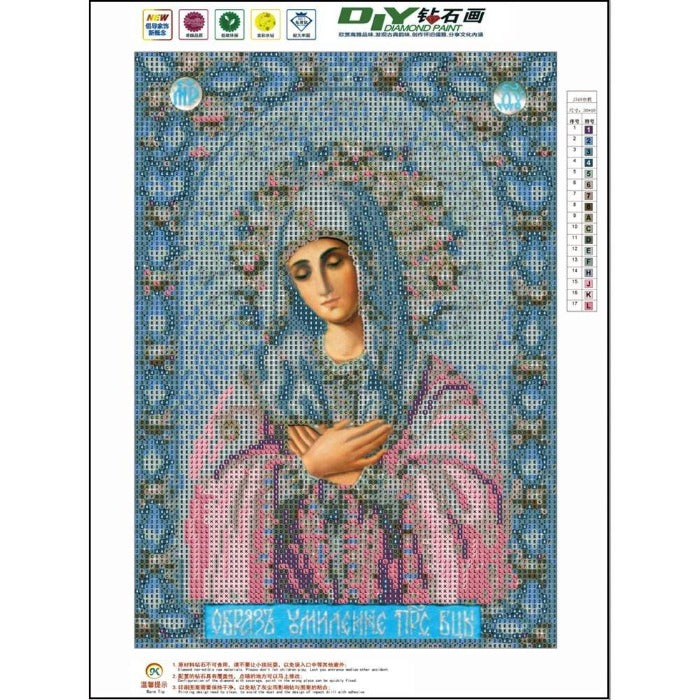 5D DIY Crystal Diamond Painting Religion Crystal Rhinestone Maria