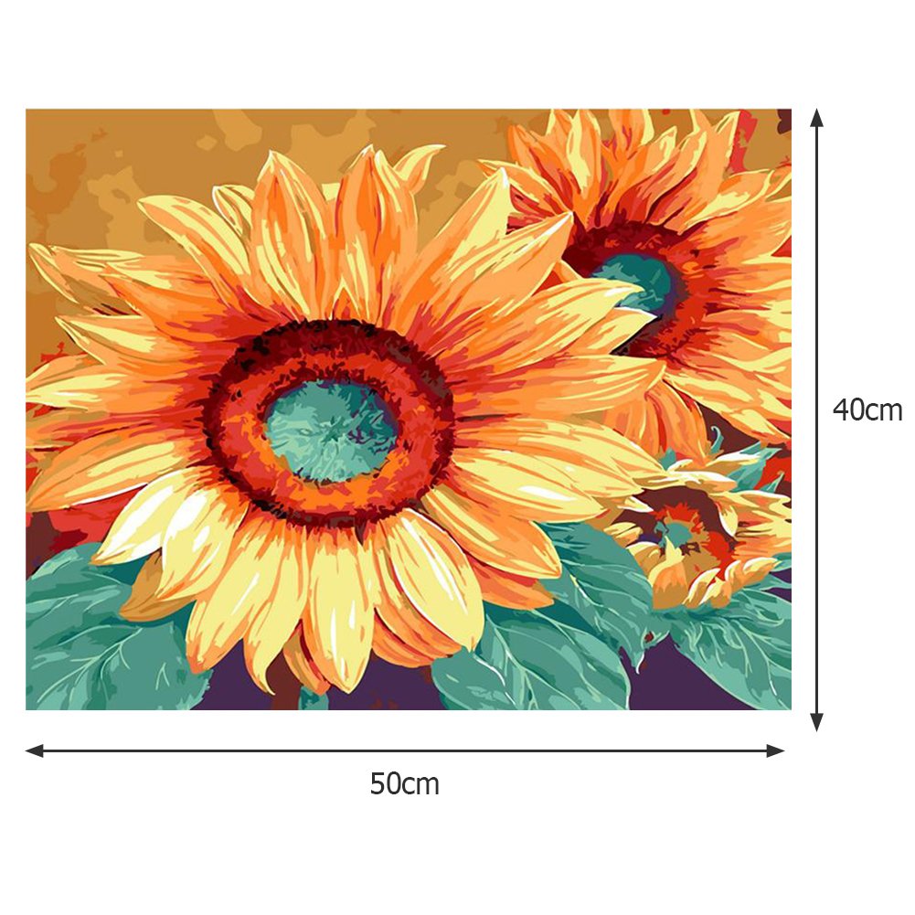 Paint By Number - Oil Painting - Sunflower (40*50cm) C