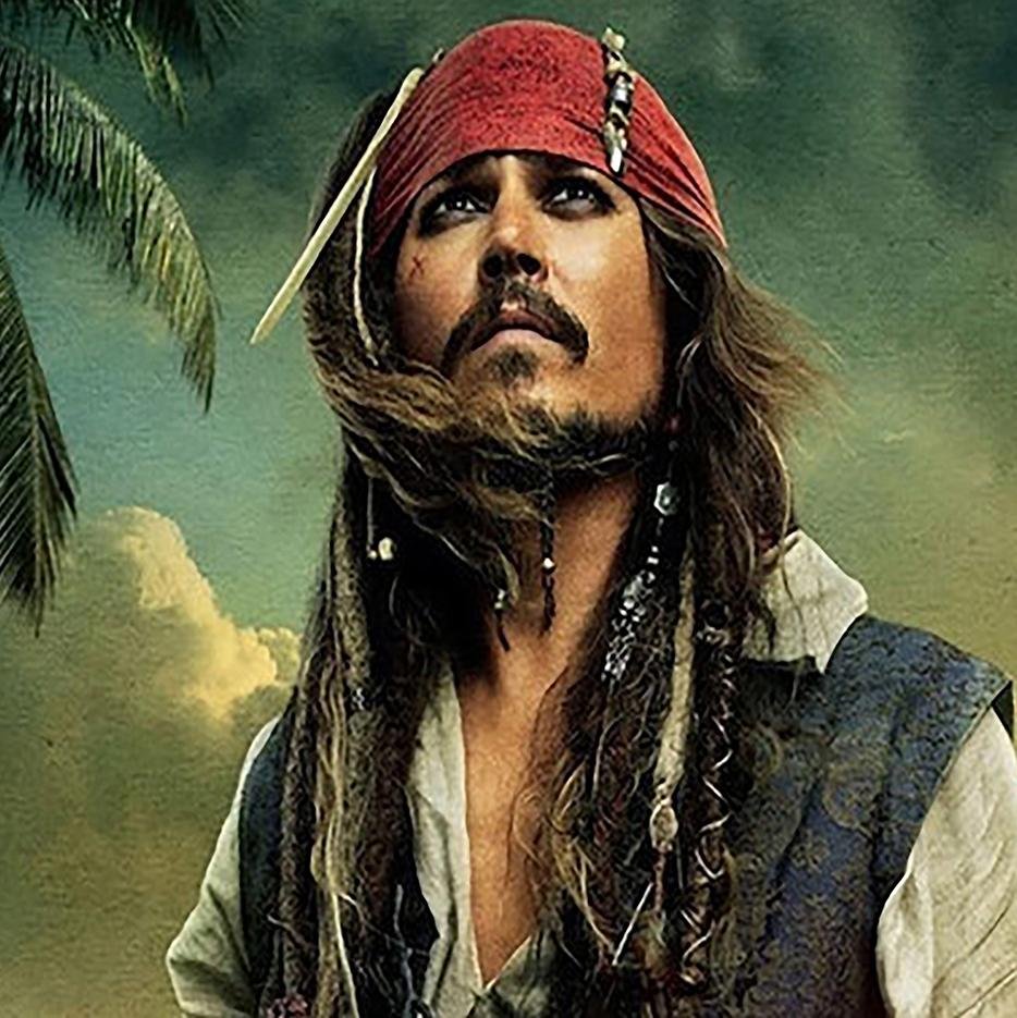 Diamond Painting - Full Round - Captain Jack