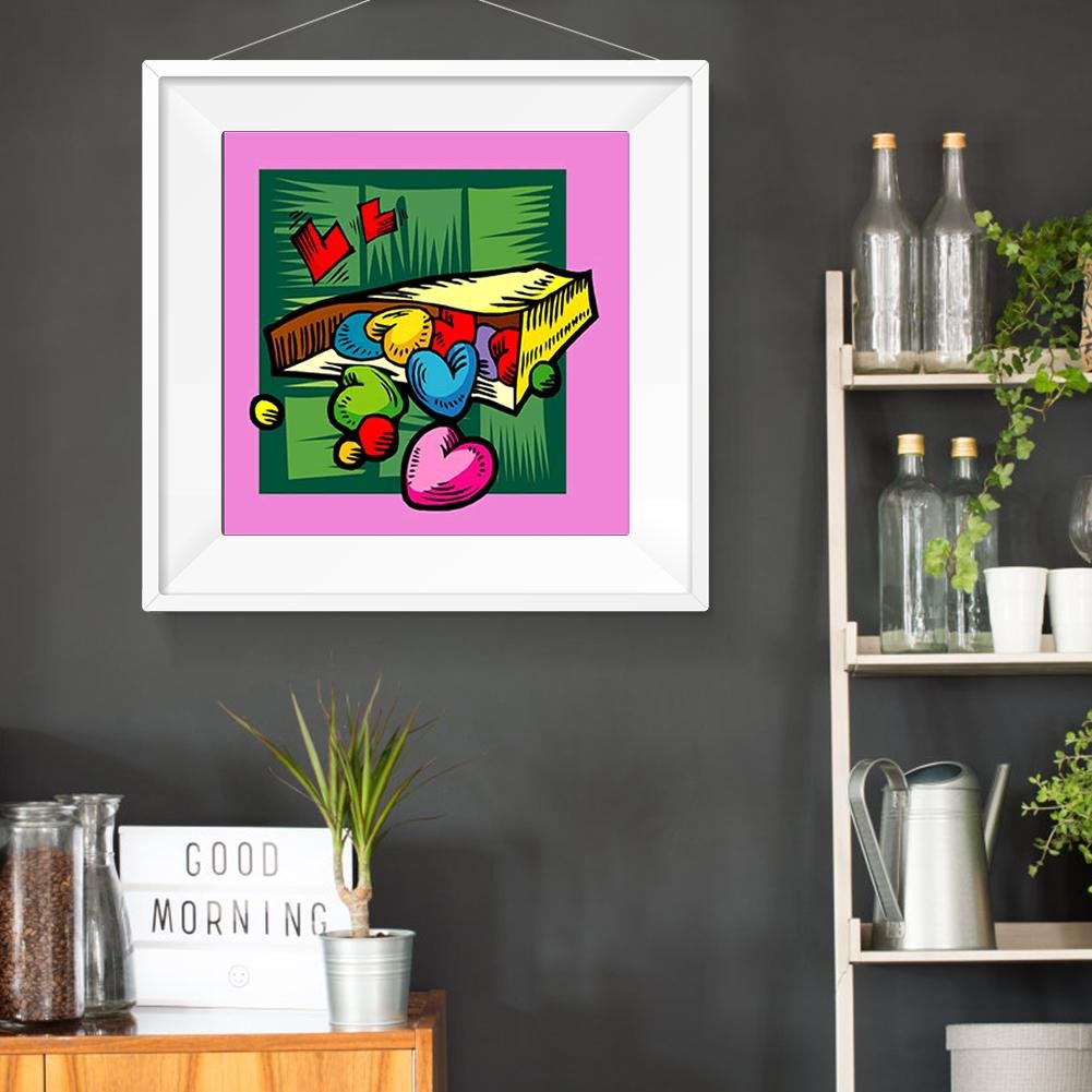 Diamond Painting - Full Round - Love Heart