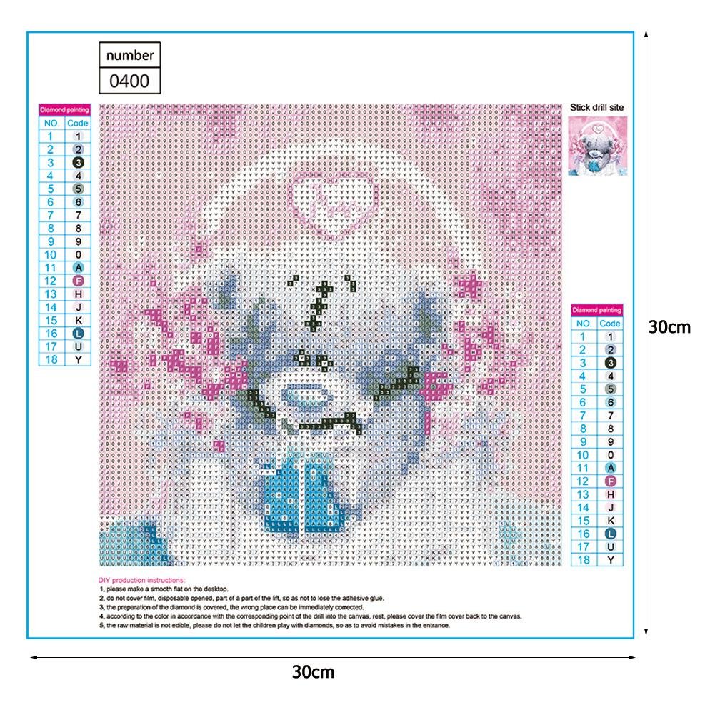 Diamond Painting - Full Round - Teddy Bear B