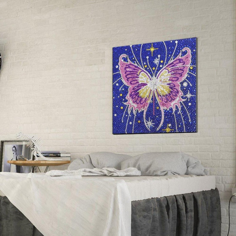 DIY 5D Crystal Rhinestone Diamond Painting Kit Butterfly 5D DIY Special Shaped Rhinestones
