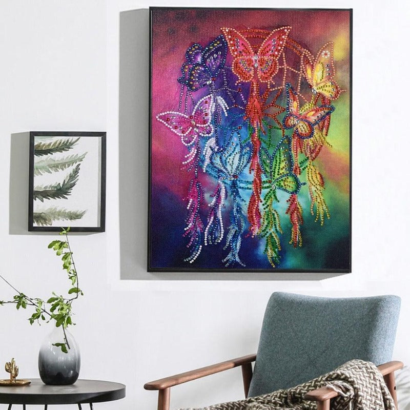 Dream Cathcer Crystal Rhinestone Diamond Painting For Living Room Decor