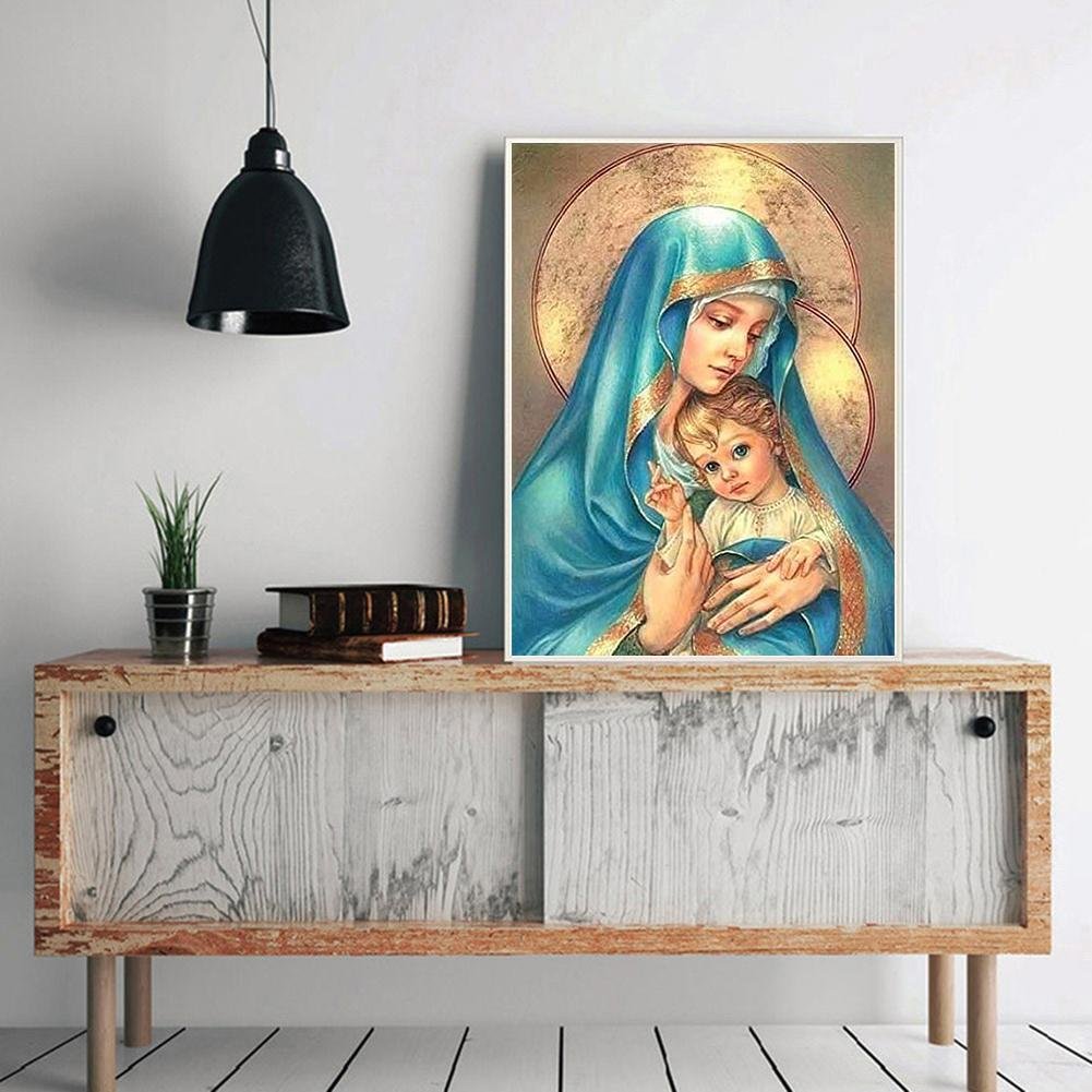 Diamond Painting - Full Round - Mom Kids