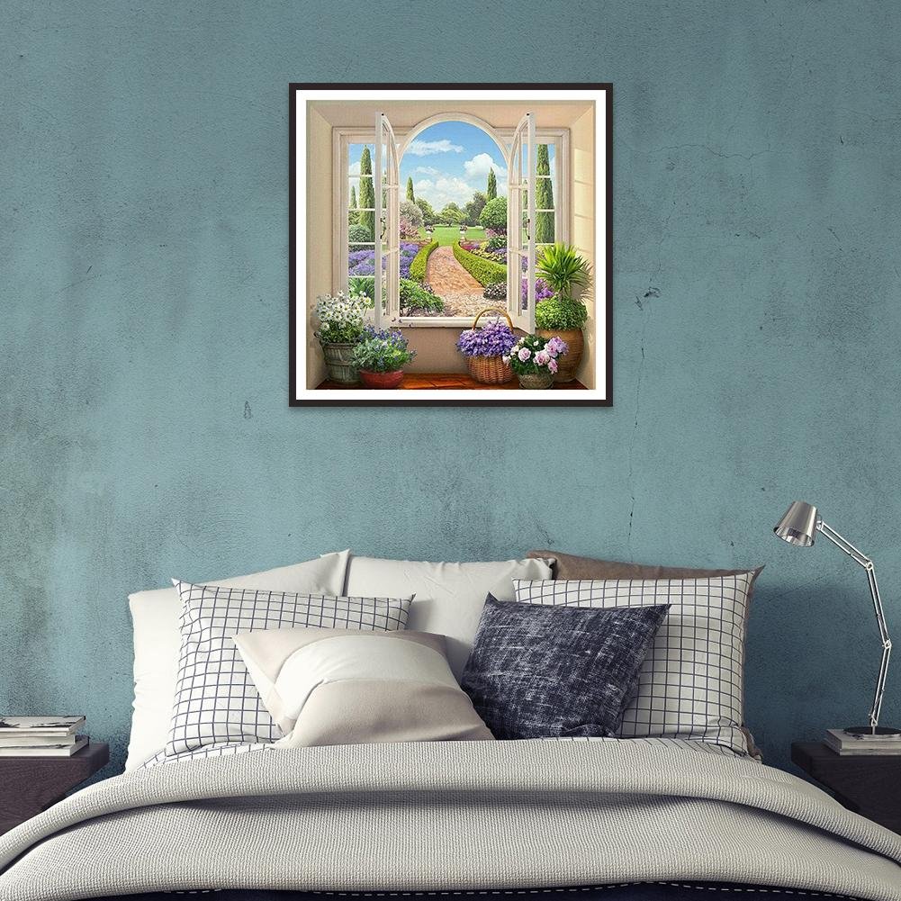 Diamond Painting - Full Round - Garden Scene