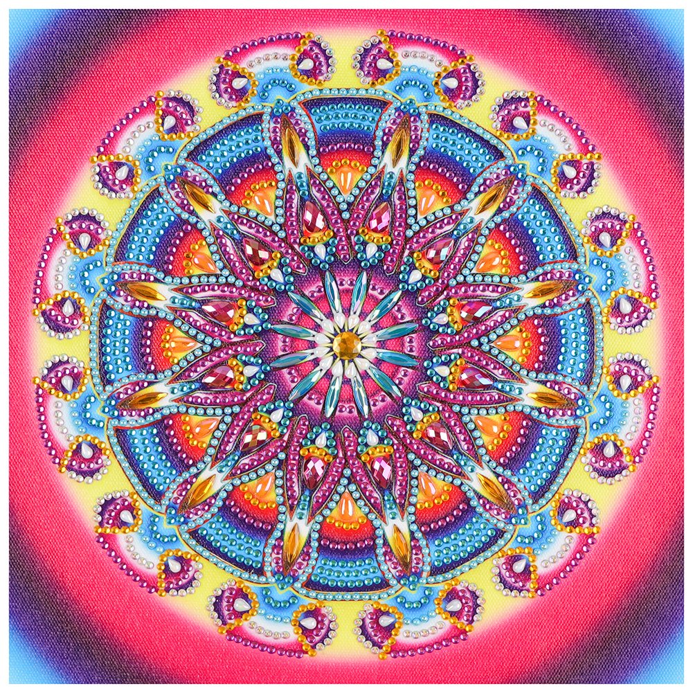 Colorful Mandala Flower Mosaic embroidery kits