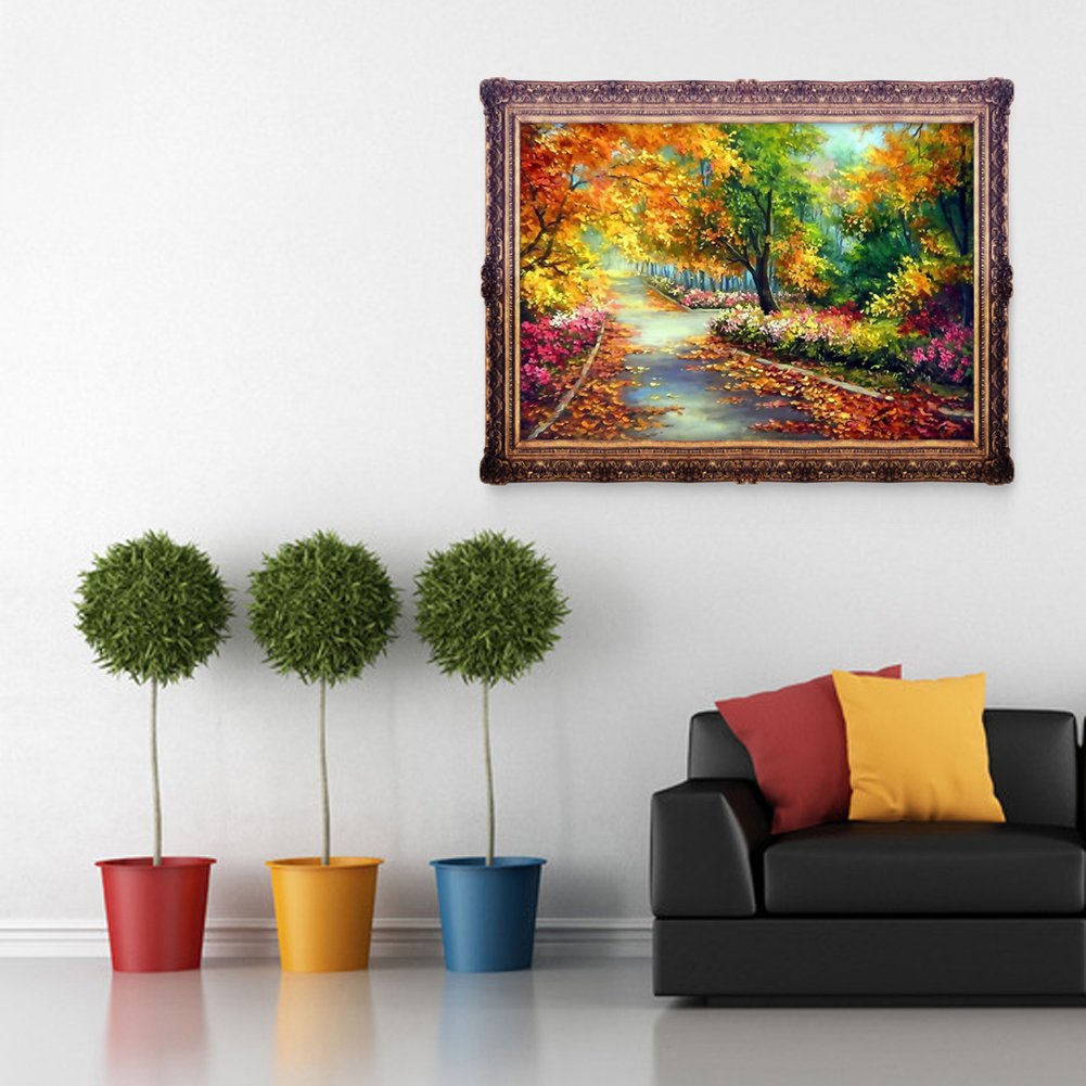 Diamond Painting - Full Round - Autumn Scenery