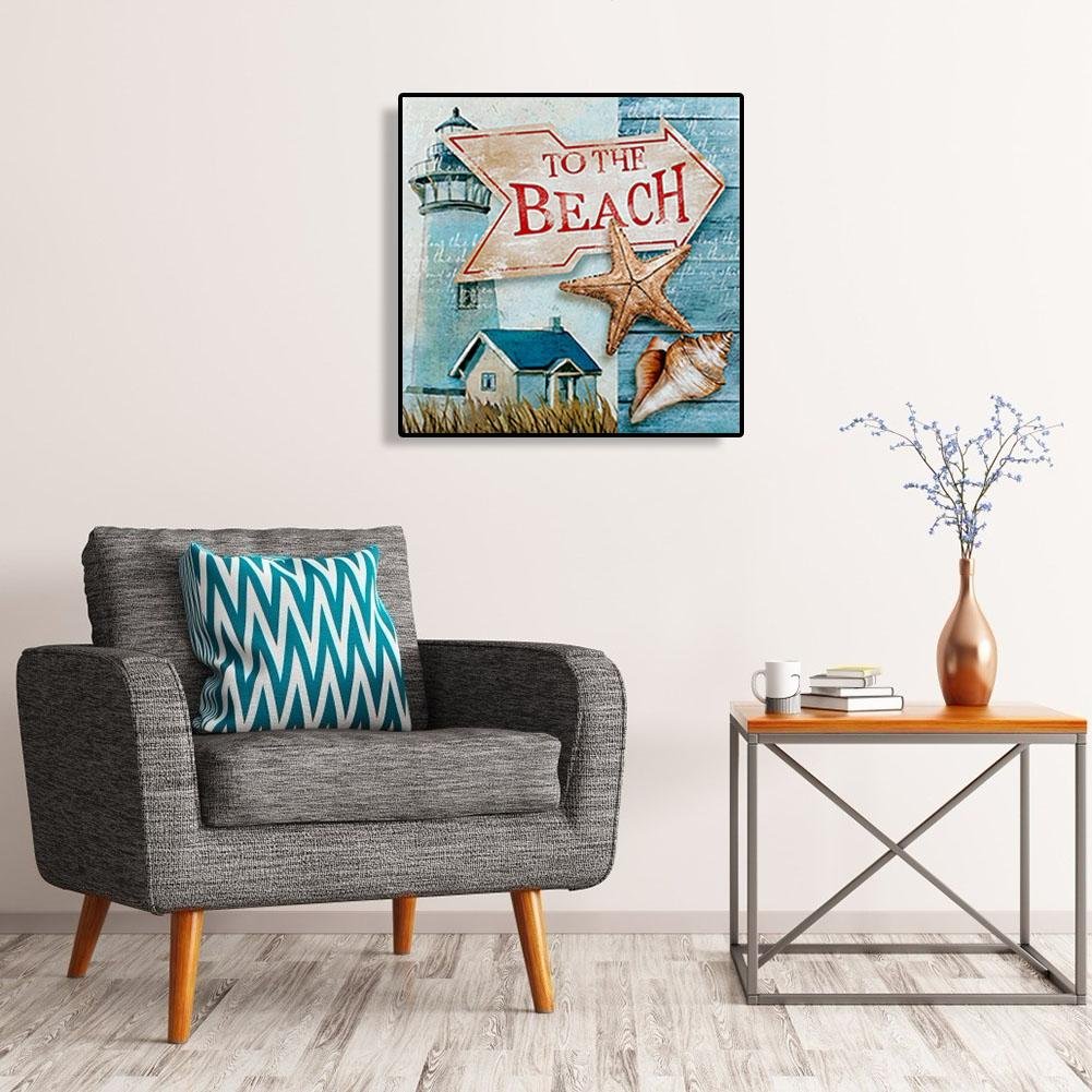 Diamond Painting - Full Round - To The Beach