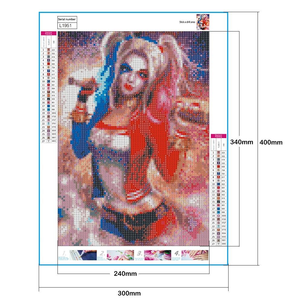 Diamond Painting - Full Round - Harley Quinn