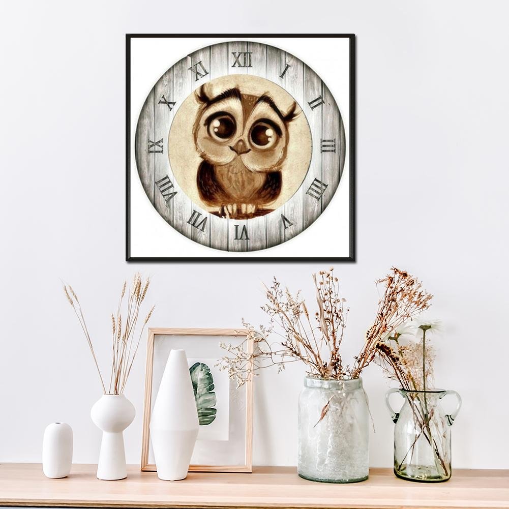 Diamond Painting - Full Round - Cartoon Owl A