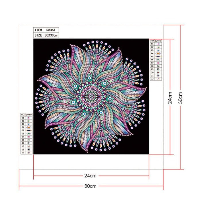 Diamond Painting Crystal Rhinestone Shining Flower diy home decoration