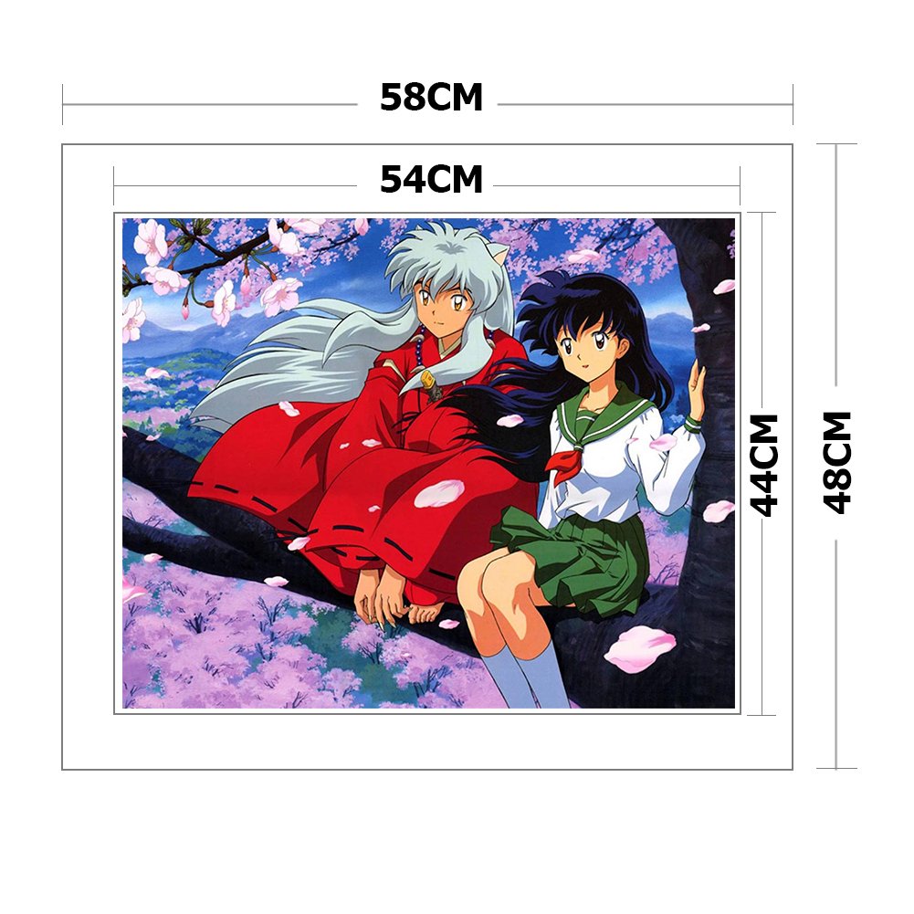 11ct Stamped Cross Stitch - Inuyasha(58*48cm)