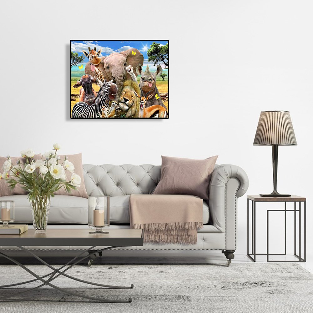 Paint By Number - Oil Painting - Wild Animals (40*30cm)