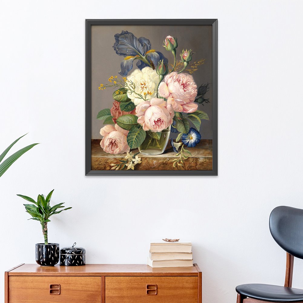 11ct Stamped Cross Stitch - Flower (60*78cm)