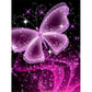 Diamond Paintings Art Purple Butterfly Dream Stars