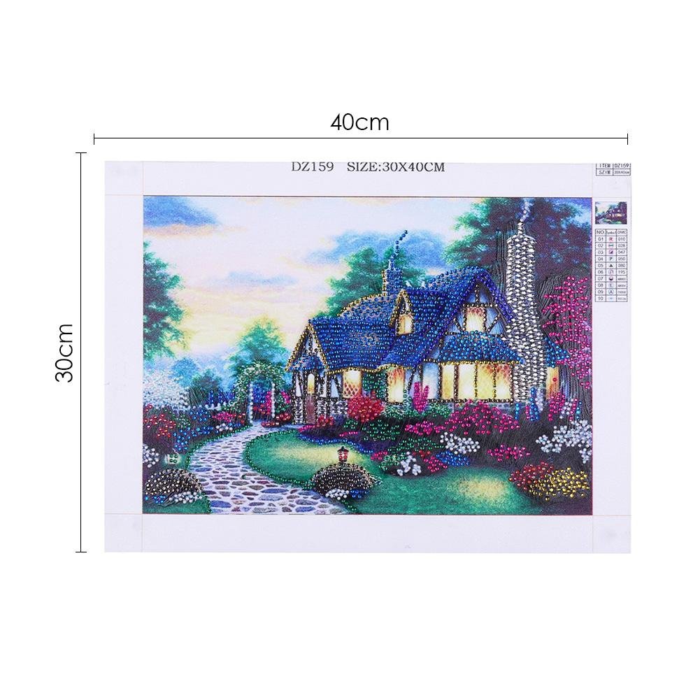 Pintura Diamante - Cristal Strass - Casa de Campo