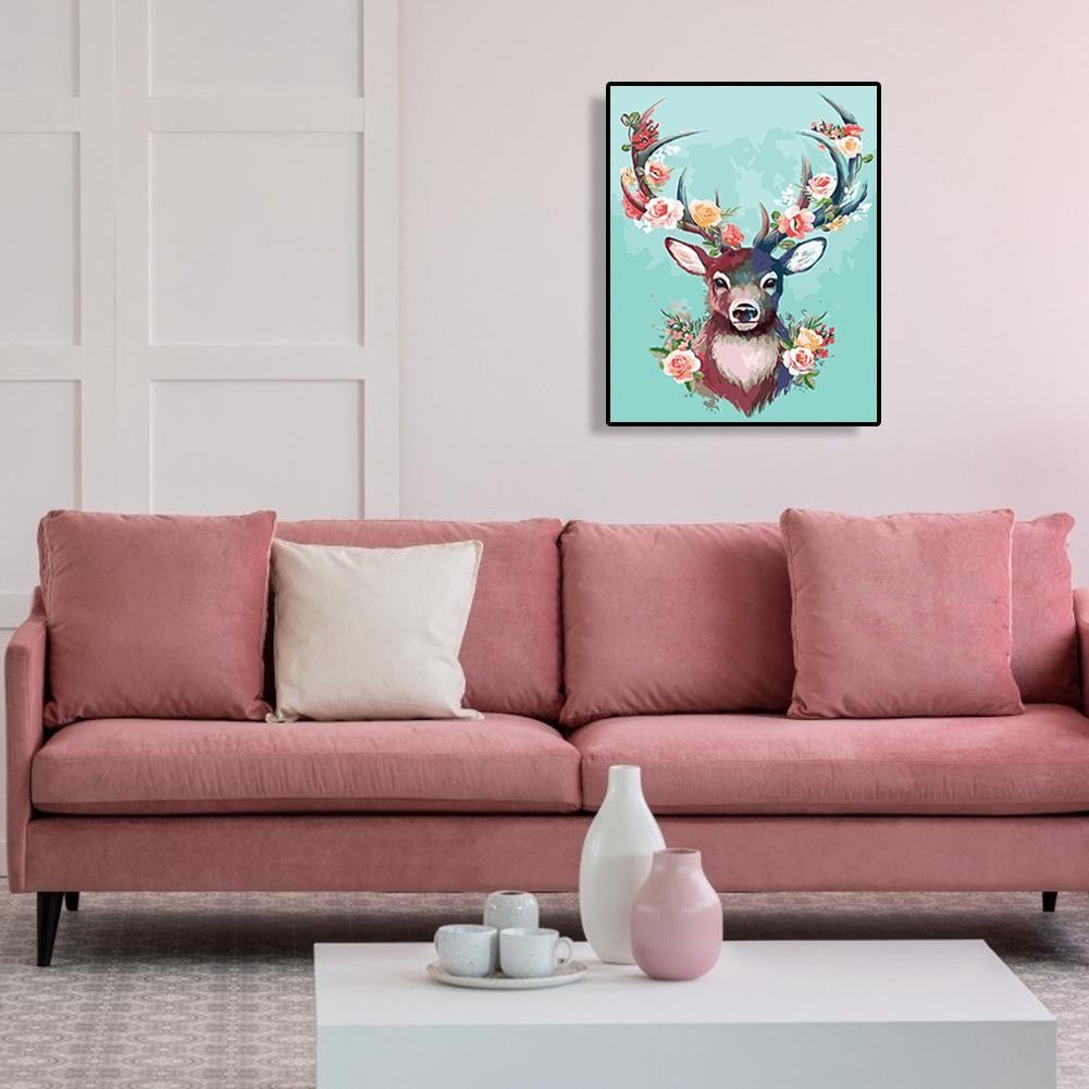 Paint By Number - Oil Painting - Sika Deer (40*50cm)