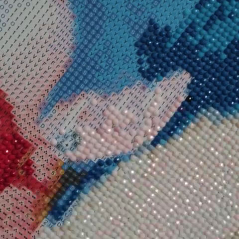 Kit de pintura de diamante DIY 5D - Rodada completa - Korea BTS Idol