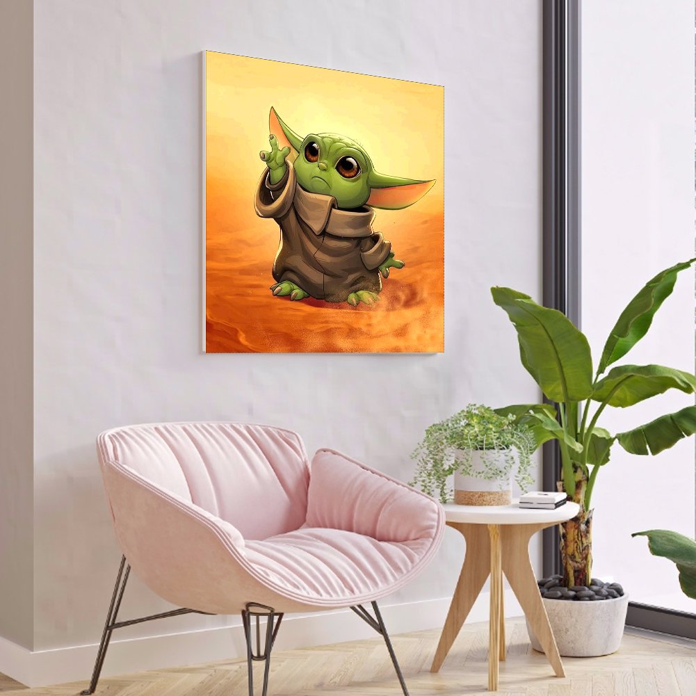 Diamond Painting - Full Round -Green Monster