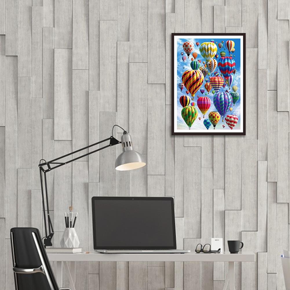 Pintura Diamante - Rodada Completa - Balão de Ar Quente B