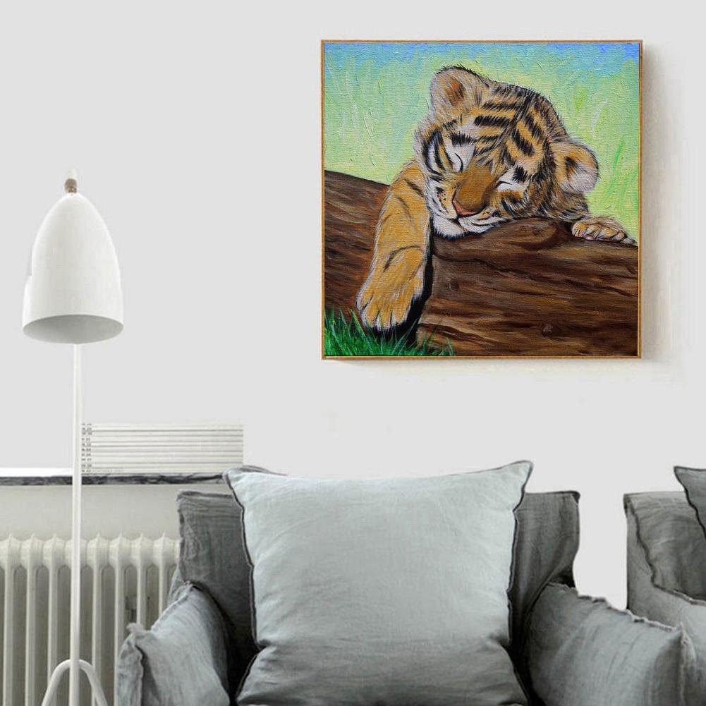 Diamond Painting - Full Round - Tiger 2